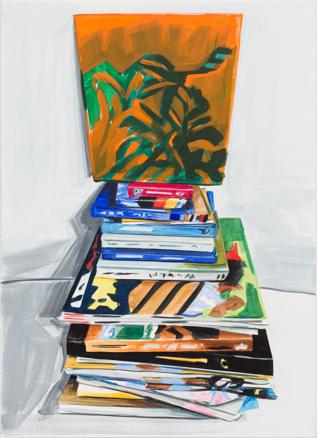 Britt Dorenbosch Boeken + Monstera painting books 