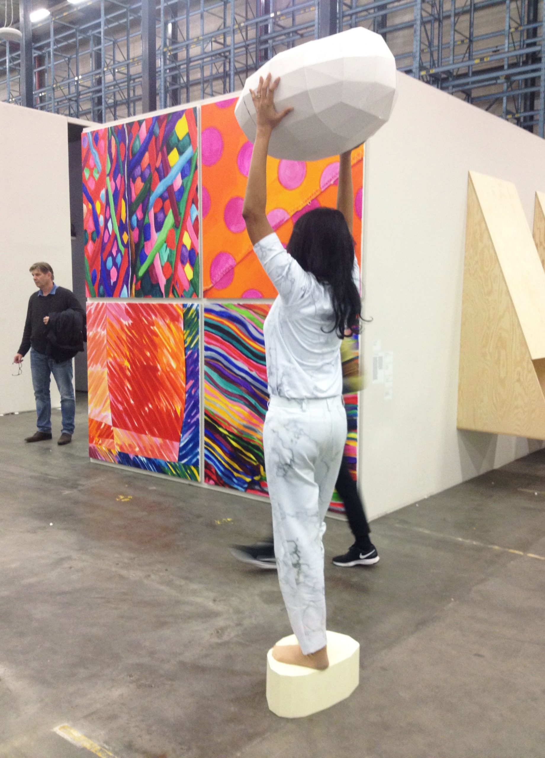 Britt Dorenbosch at Prospects & Concepts Art Rotterdam Mondriaan Fonds with Anne Kolbe