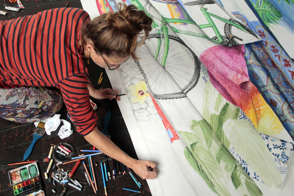 Britt Dorenbosch working at Despina Rio de Janeiro Brasil Bem-Vindo Rio