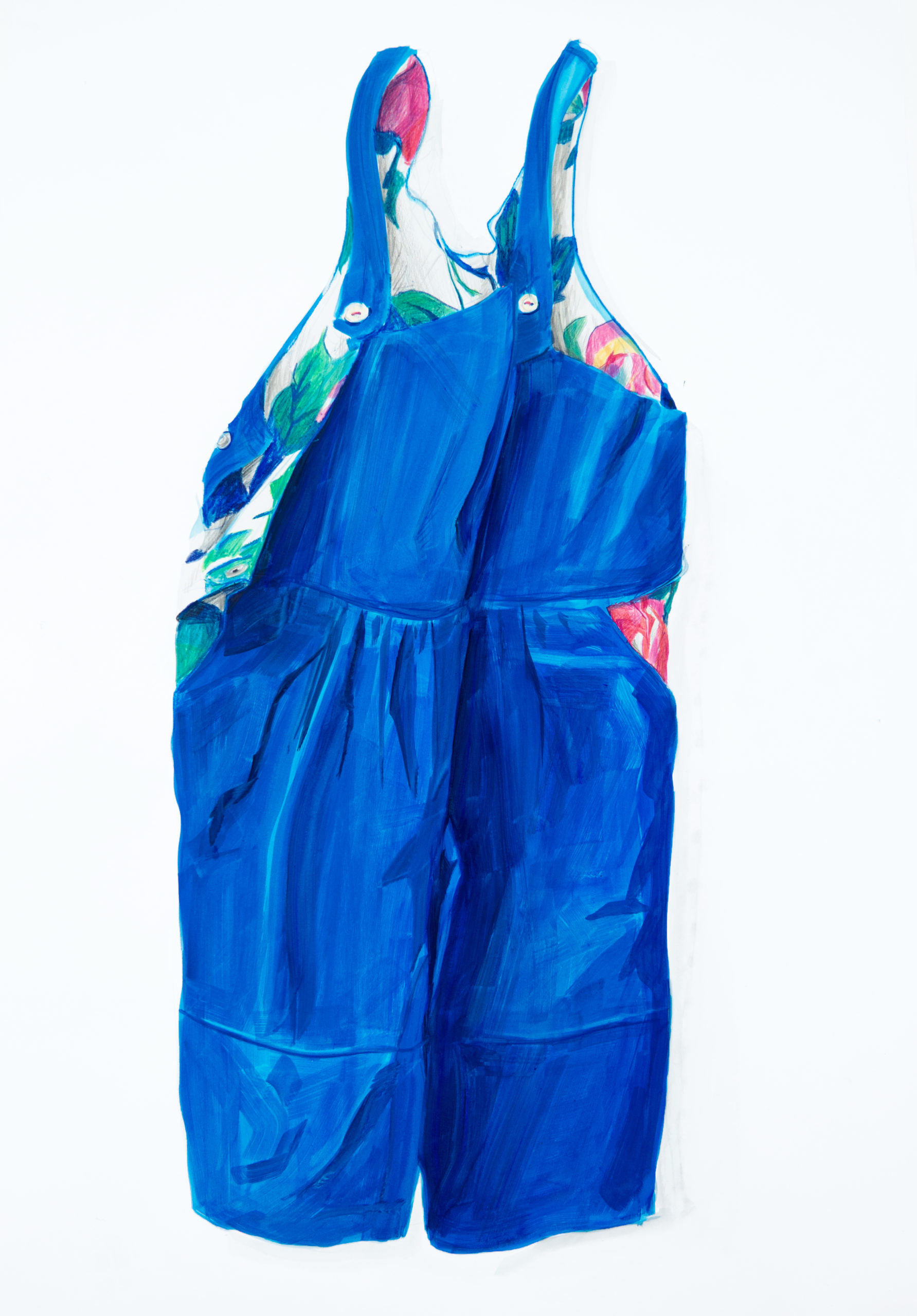 Britt Dorenbosch Mijn kleurenleer tuinbroek broek blauw